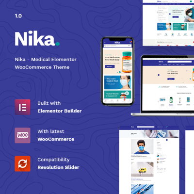 Nika-medical-elementor-woocommerce-theme